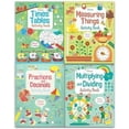 thumbnail image 1 of Usborne Maths Activity Books 4 Book Set Collection Pack Inc Times Tables, 1 of 1