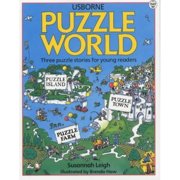 Pre-Owned Usborne Puzzle World: Three Puzzle Stories for Young Readers (Paperback) 0746007310 9780746007310