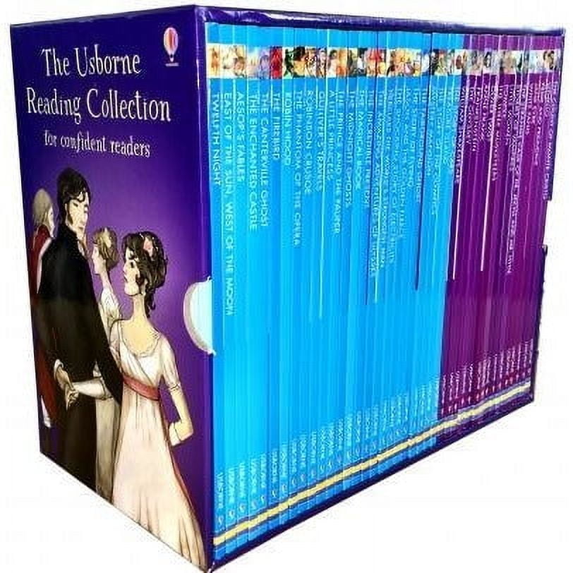 Usborne Reading Collection 40 Books Box Set Series Confident Readers ...