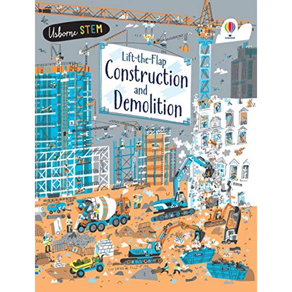 Pre-Owned Usborne STEM Lift-the-Flap Construction and Demolition (IR) Paperback