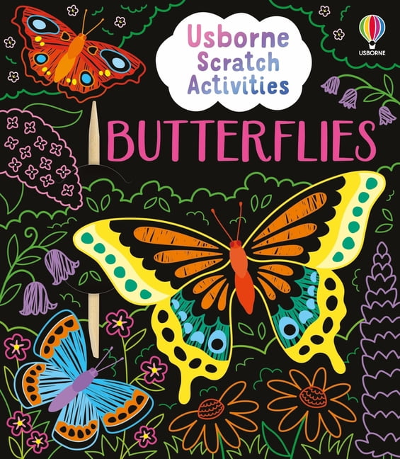 Usborne Scratch Activities Usborne Scratch Activities Butterflies, Book 6, (Paperback)