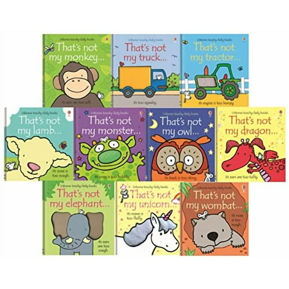 Usborne Thats Not My Toddlers 10 Books Collection Set Pack (Series 1) (Monkey, Truck, Tractor, Lamb, Monster, Owl, Dragon, Elephant, Unicorn, Wombat)