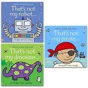 Usborne Touchy Feely Thats Not My Pirate, Dinosaur, Robot 3 Books Collection Set by Fiona Watt