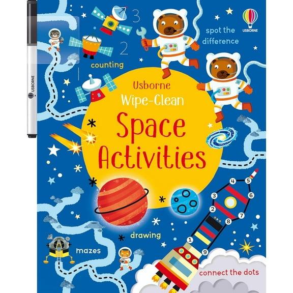 Usborne Wipe-Clean Activity Book: SPACE ACTIVITIES