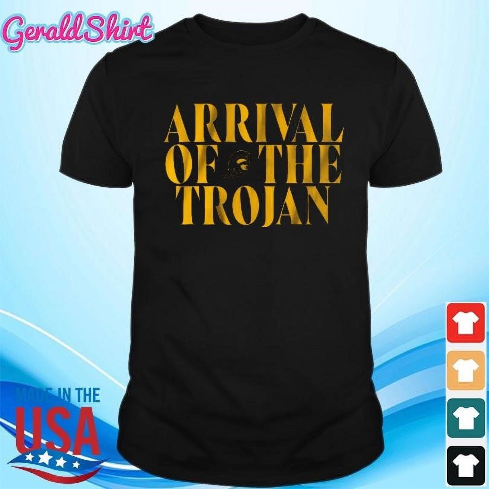 Usc Football Arrival Of The Trojan Shirt