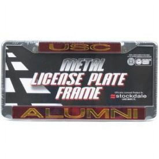 Usc Trojans Metal Alumni Inlaid Acrylic License Plate Frame