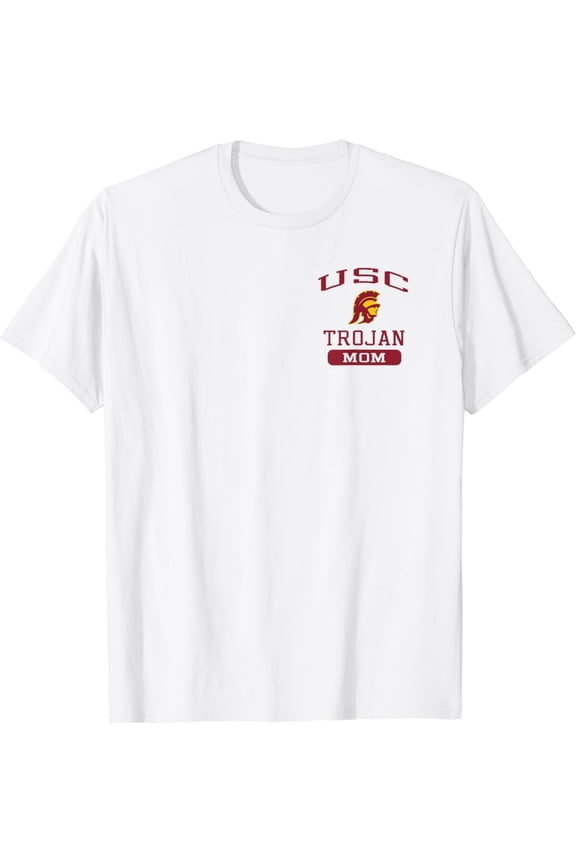 Usc Trojans Mom Left Chest T-Shirt
