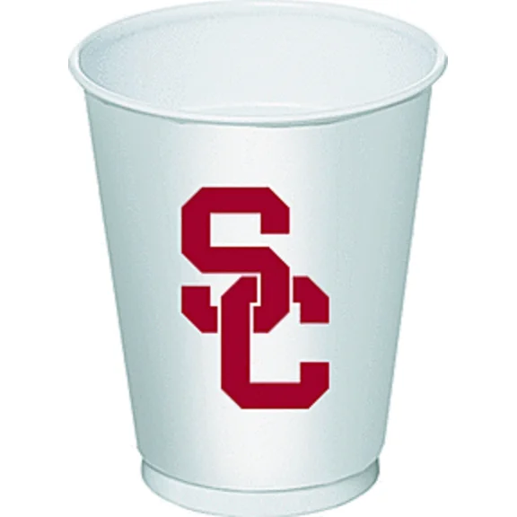Usc Trojans Ncaa College Sports Graduation Party 16 Oz. Plastic Cups