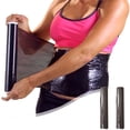 thumbnail image 1 of Uscallm 2Pcs Fitness Body Shaping Wrap, Sweat Absorbing Body Shaping Wrap, Fitness Abdominal Slimming Film, Hot Waist Trainer For Women, Instant Inch Loss Body Wrap Tape, 1 of 8