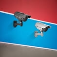 thumbnail image 1 of Uscallm 2Pcs Solar Powered Motion Sensor, Dummy Security Camera, Fake Surveillance Camera Outdoor Indoor Home Office, Realistic Flashing LED Fake Dome Camera, 1 of 9