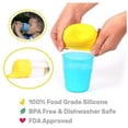 thumbnail image 1 of Uscallm under $5 2Pcs Sippy Cup Lids, Leak Proof Sippy Cup Lids forKids, Spill ProofToddlerDrinking Lids, Universal Fit for 55-90mm Cups,BabyTransition Silicone Straw Lids, 1 of 9