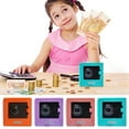 thumbnail image 1 of Uscallm under $5 3Pcs Combination Lock Money Box, Combination Lock Money Saving Box, Digital Code Coin Cash Storage Safe,KidsPiggy Bank Security Case, Personal Finance Organizer forChildren, 1 of 9