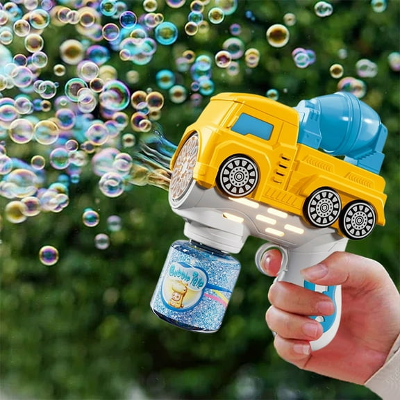 Uscallm under $5 Automatic Bubble Blower, Automatic Bubble Blower Machine, 12 Hole Electric Bubble Gun,KidsToywith Lights Sound, Outdoor Party Bubble Maker, Battery Operated Bubble Machine