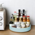 thumbnail image 1 of Uscallm under $5 Deep Rotating Shelf, Deep Rotating Kitchen Shelf Organizer, Multi-Tier Spice Rack Turntable, Pantry Cabinet Countertop Storage, Heavy Duty Load Bearing, Space Efficient Corner Design, 1 of 6