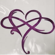 Uscallm under $5 Metal Wall Decor, Iron Heart Wall Decor, Infinity Love Metal Wall Art, Wrought Iron Home Decoration, Indoor Room Wall Hanging, Metal Sculpture Wall Ornament