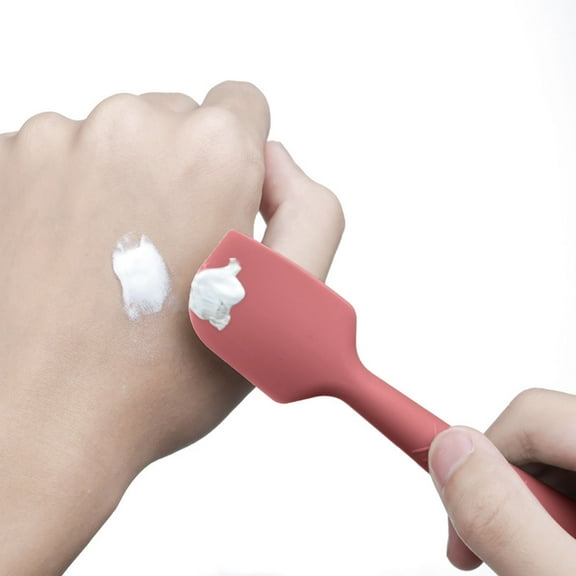 Uscallm under $5 Ointment Applicator, Silicone Ointment Applicator Cream Spatula, Portable Skin Care Lotion Applicator Tool, Reusable Uniform Applicator for Medical Cosmetic Use
