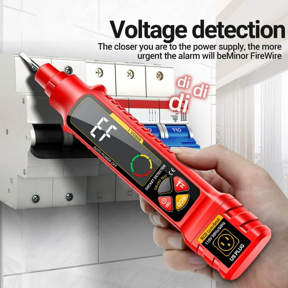 Uscallm under $5 Smart Power Tester, Multifunction Smart Voltage Tester Pen,Electrical Outlet Socket Circuit Tester,Non Contact Voltage Detector Pen,Electrician Tool Wire Continuity Tester