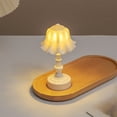 thumbnail image 1 of Uscallm under $5 Table Lamp, Bluebell Flower Shape Table Lamp, Battery Operated Night Light for Bedside, Decorative Accent Lamp for Shelf, Touch Control Dimmable LED Lamp, 1 of 6