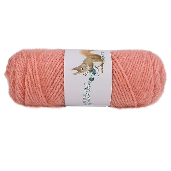 Uscallm under $5 Yarn, Faux Mohair Knitting Yarn, Chunky Wool Blend Yarn, DIY Scarf Hat Yarn, Sparkle Metallic Thread Yarn, Hand Knitting Craft Yarn, Soft Plush Yarn Skein