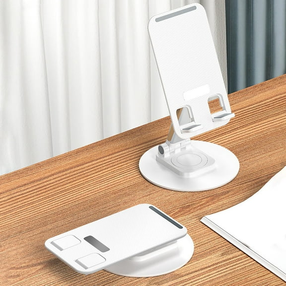 Uscallm Adjustable Mobile Computer Tower Stand, Portable Retractable Phone Stand, Multi-angle Lazy Desktop Tablet Holder, Universal Adjustable Mobile Device Stand