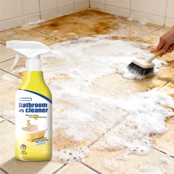 Uscallm Bathroom Cleaner 500ML Tile Bathtub Remover for Limescale Grout Soap Scum Hard Water Stain Removal Bathroom Shower Sink Faucet Cleaning