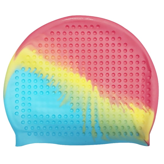 Uscallm Comfortable Elastic Swim Cap, Advanced Non-Slip Swim Cap, Watertight Adult Swimming Gear, Comfortable Elastic Training Swim Hat, Hydrodynamic Performance Swimming Accessory