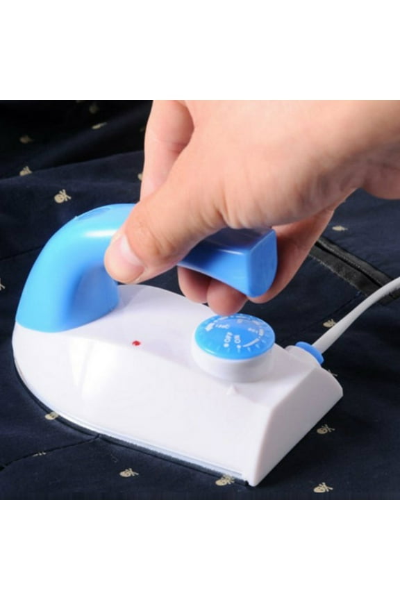Mini Portable Travel Iron, Mini Iron For T Shirts Shoes Hats, Portable Travel Steamer For Collars Cuffs, Cordless Handheld Garment Wrinkle Remover, Quick Heat Mini Iron For Home Office