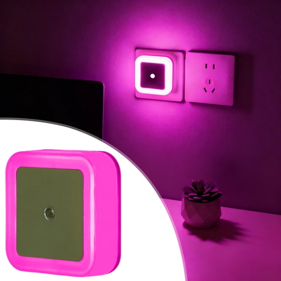 Uscallm Motion Sensor Night Light, Led Motion Sensor Night Light, Plug In Wall Bedroom Hallway Lighting, Auto On Off Energy Efficient Bulb,KidsSafe Nursery Kitchen Bathroom Lamp