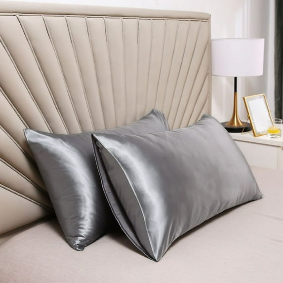 Uscallm Satin Pillowcase Cooling Pillowcase Imitation Silk Pillow Cover For Hair And Skin Super Soft Breathable Bedding Pillowcase