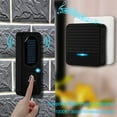 thumbnail image 1 of Uscallm Self Powered Wireless Doorbell, Smart Solar Powered Wireless Doorbell, Solar Powered Waterproof Doorbell For Home Security, Wireless Doorbell Kit Plug In Chime, 1 of 9