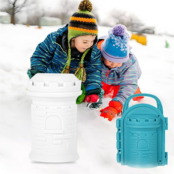Uscallm Snow Castle Molding Kit, Snow Castle Kit, Winter SnowToysOutdoor Play,KidsSnowball Maker Tools, Creative Snowman Building Kit ForChildren