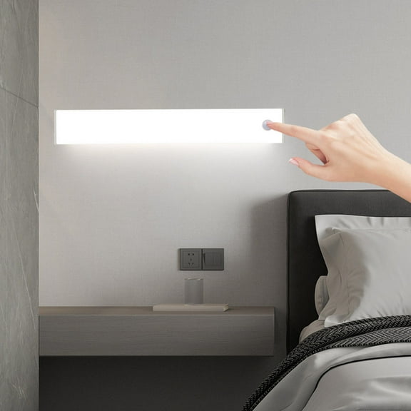 Uscallm Solar Portable Rechargeable Led Light, Motion Sensor LED Cabinet Light, Bright Wireless USB Rechargeable Wardrobe Light, Smart Home Lighting Solution, Magnetic Adhesive Under Counter Light