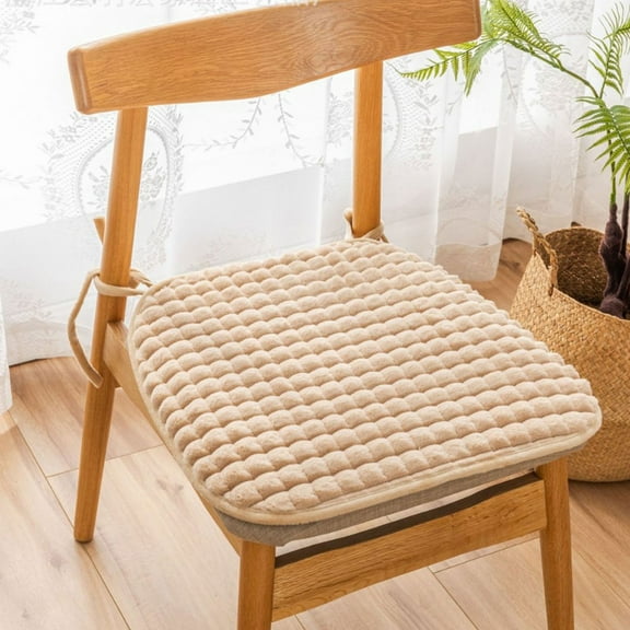 Uscallm St. Patrick's Day Chair Cushion Plush Dining Chair Seat Cushion 45x47cm Flocked Stool Cushion for Kitchen Entrance Hallway Changing Shoes Comfortable Home Decor