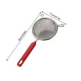 thumbnail image 1 of Uscallm Stainless Steel Kitchen Zester Grater, Professional Handheld Flour Sieve, Baking Essentials Kitchen Gadget, High Efficiency Sifting Tool, Multi Purpose Filter Mesh For Home Bakers, 1 of 2