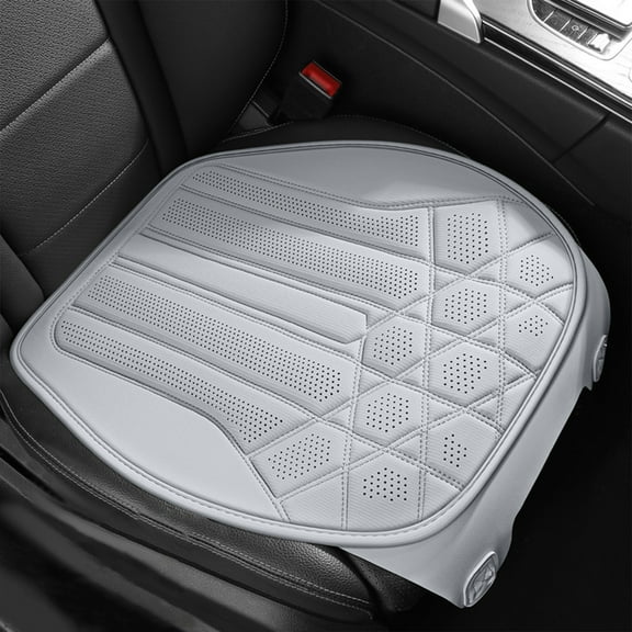 Uscallm Summer Car Seat Cushion, Gel Cooling Pad for Office Chair and Car, Breathable Ice Silk Fabric, Ergonomic Support, Non-Slip Bottom, All-Season Comfort Cushion