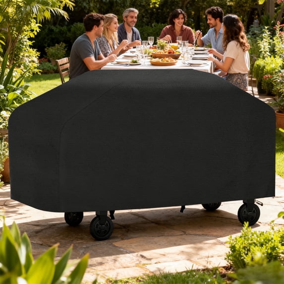Uscover Griddle Cover 36 inch Water Resistant 600D Polyester Heavy Duty Flat Top 36" Gas Grill Cover Exclusively for 36" Griddle Cooking Station