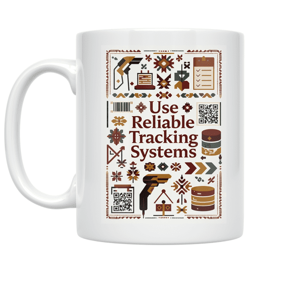 Use Reliable Tracking Systems - Inventory Management Enthusiast - 11 oz Ceramic Coffee Mug