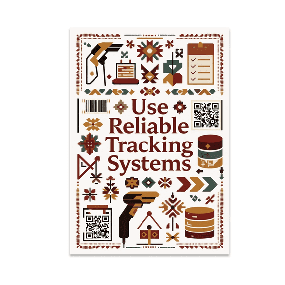 Use Reliable Tracking Systems - Inventory Management Enthusiast - 13x19 Poster Print