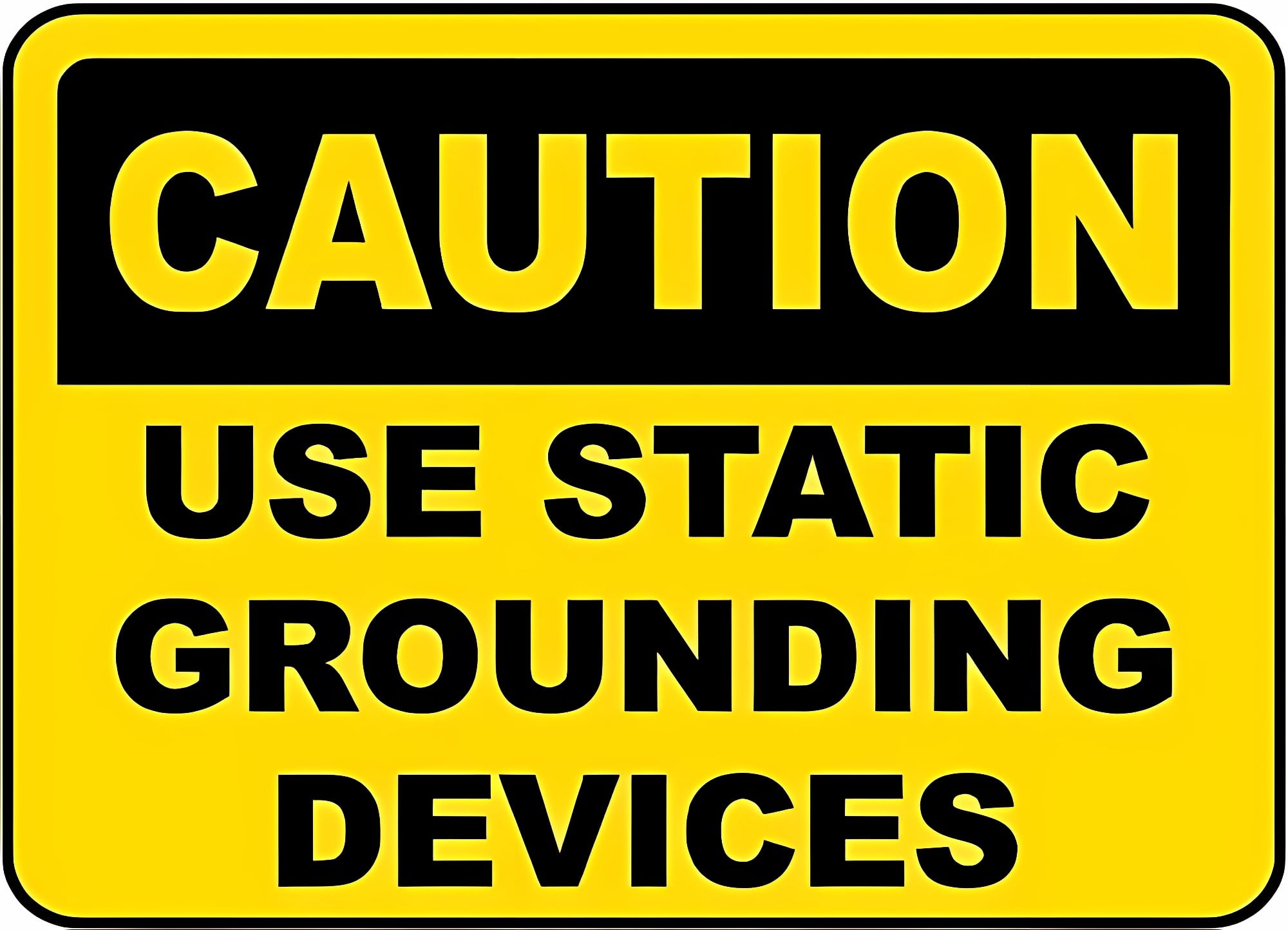 Use Static Grounding Devices Tin Sign - 8