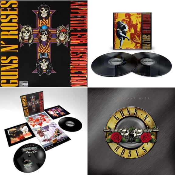 Use Your Illusion I (X) (2LP) & Greatest Hits (2LP) & Appetite For Destruction (2LP) & Appetite For Destruction