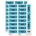 thumbnail image 1 of Use Your Time Wisely Owl Teacher Student School Sticker Set - Light Blue - Matte Finish - 2.00" Large, 1 of 7