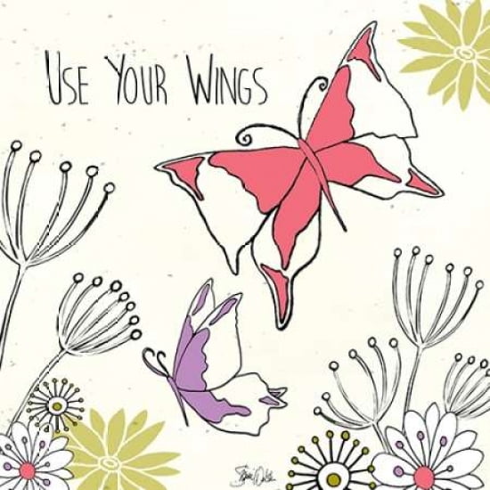 Use Your Wings Canvas Art - Shanni Welsh (24 x 24)