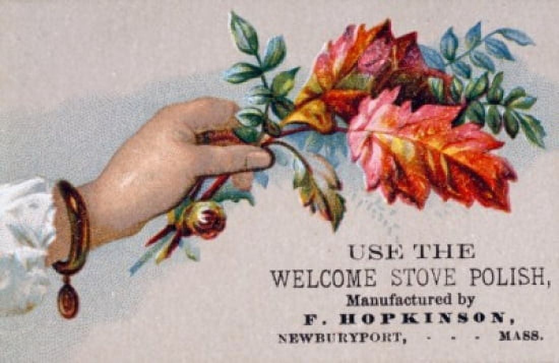 Use the Welcome Stove Polish Nostalgia Cards Canvas Art - (18 x 24)