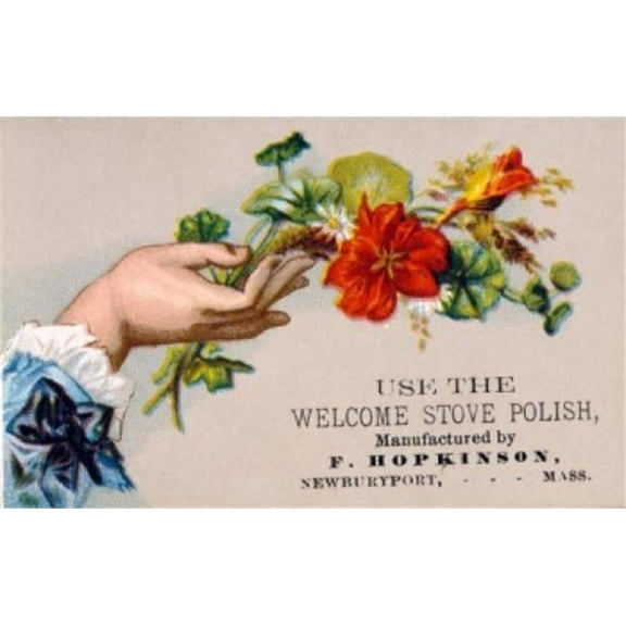 Use the Welcome Stove Polish Nostalgia Cards Poster Print 18 x 24 in.
