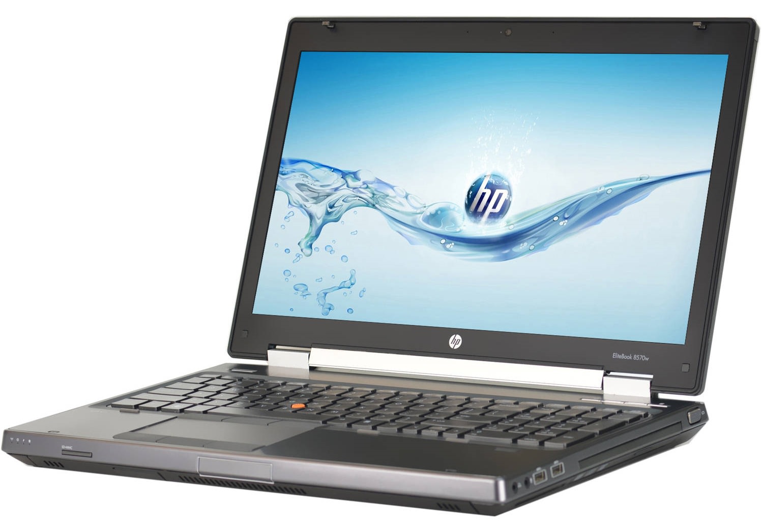 Used 15.6-inch HP EliteBook 8570w Mobile Workstation, i7 Processor, 8GB, 500GB, Windows 10 Pro - image 1 of 3
