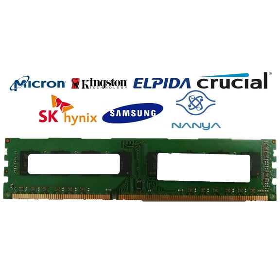 Pre-Owned Used 4GB DDR3-1333 PC3-10600U 2Rx8 DDR3 SDRAM Desktop Memory