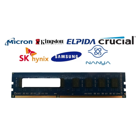 Pre-Owned Used 4GB DDR3-1600 PC3-12800U 2Rx8 DDR3L SDRAM Desktop Memory