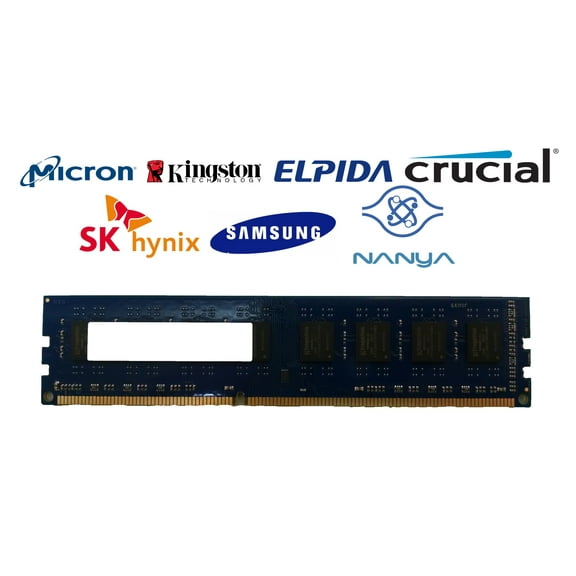 Pre-Owned Used 8GB DDR3-1600 PC3-12800U 2Rx8 DDR3L SDRAM Desktop Memory