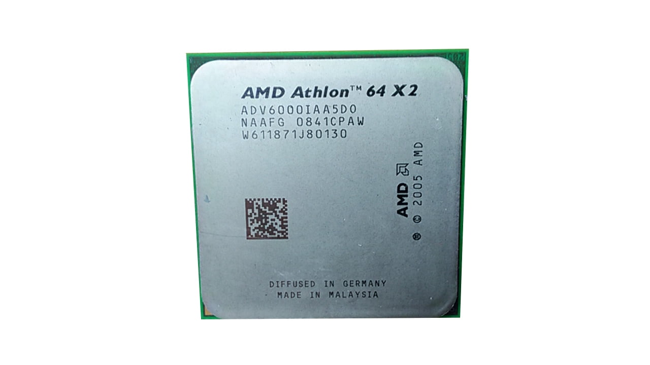 Used AMD Athlon 64 X2 6000+ 3.1GHz Socket AM2 2 GT/s Desktop CPU ...