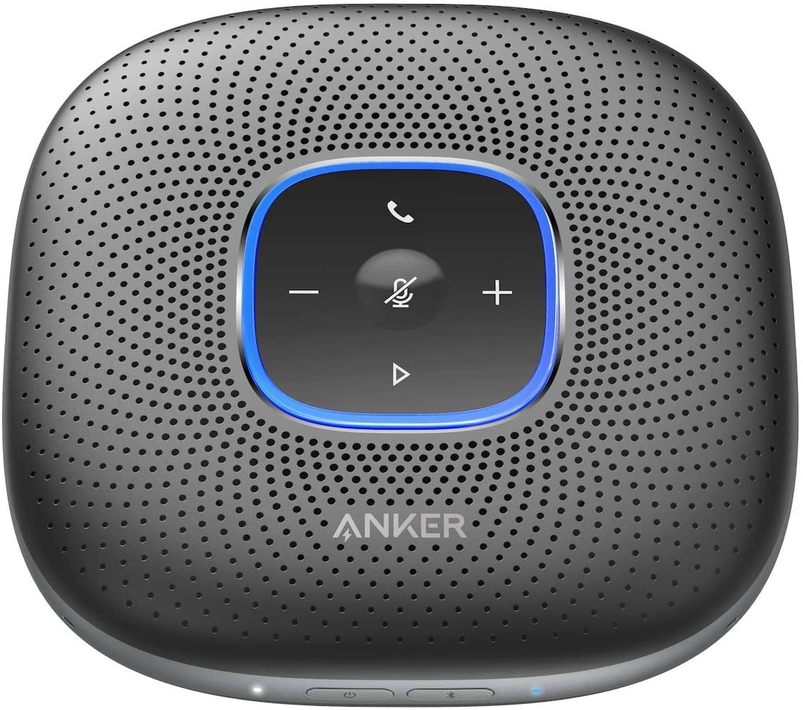 Used| Anker PowerConf Bluetooth Speakerphone with 6 Microphones, Black